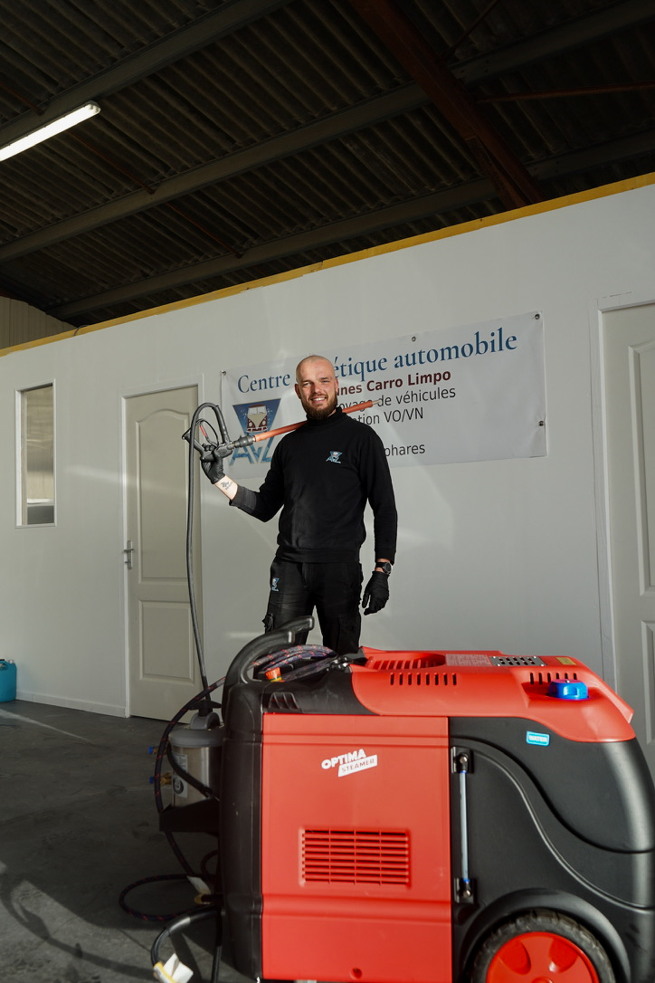 Lavage voiture à la vapeur à Agen | Antunes Carro Limpo